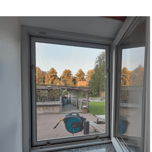 Klemmhor in Kunststoffrahmen – Weiß